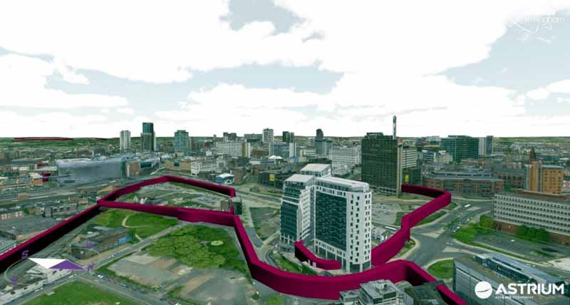 Birmingham 3D map 2