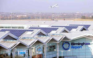 Birmingham Airport solar panels