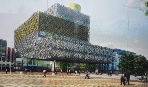 Birmingham Central Library graphic