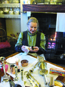 Blists_Hill_Victorian_Town,_Housekeeping_Hints,_Stephanie_Bond_in_Duke_of_Sutherland_Cottage