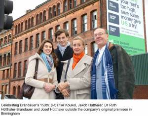 The Brandauers return to toast Birmingham company’s 150th birthday