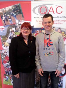 Daniel Bird, a learner at Queen Alexandra College (QAC) has been named as one of the 8000 inspirational people to carry the Olympic Flame as it journeys throughout the UK. 
