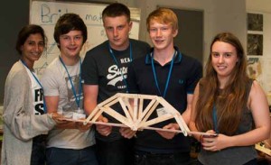 Engineering summer school winning team (July 2012)