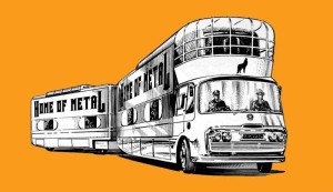 THE HOME OF METAL ROADSHOW WITH VINTAGE MOBILE CINEMA