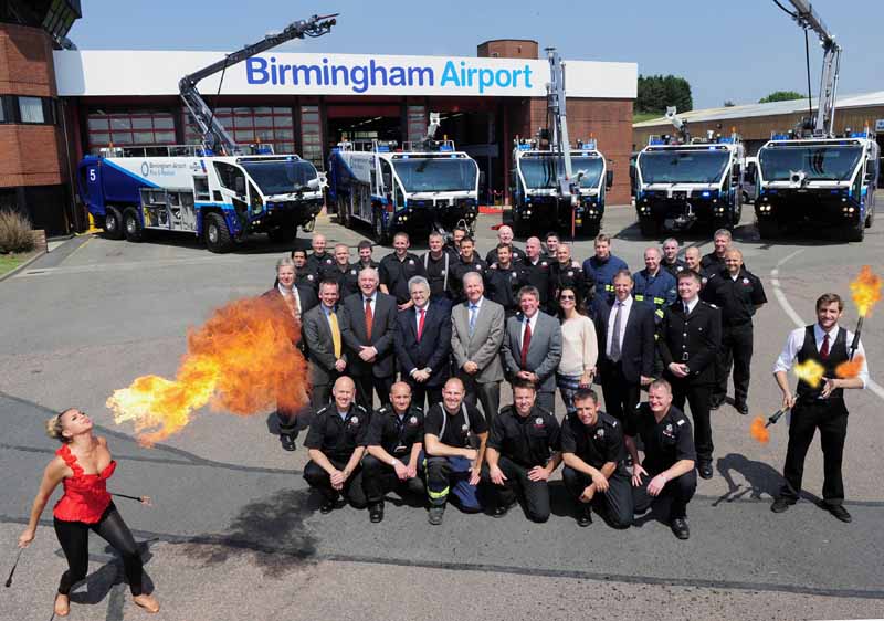 Fire at Birmingham Airport