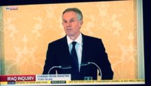 Former Labour Party leader and Prime Minister Tony Blair