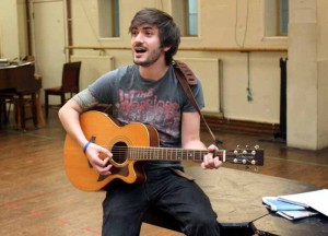 George Maguire in rehearsal for 20th Century Boy - credit Jamil Jivanjee