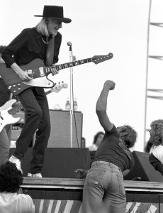 Woodstock Reunion, Parr Meadows, Ridge, New York, 1979 Johnny Winter. Woodstock Reunion, Parr Meadows, Ridge, NY. Photo: Bob Sanderson