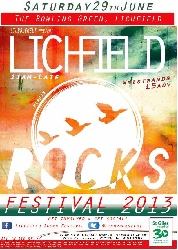 Lichfield rocks for St Giles