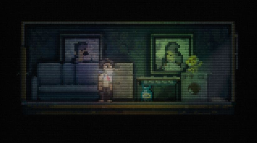 Lone Survivor, a fantastic horror game by Jasper Byrne, which uses grainy pixel art to create an unsettling and moody atmosphere.