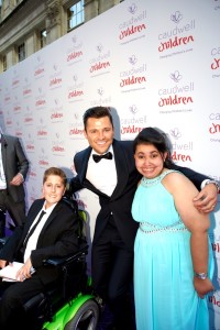 Mark Wright with 13 -year-old Cameron Dixon, and 13-year-old Tia-Grace Ray - compressed