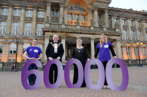 NCYPE and Lord Mayor, Councillor Len Gregory honour International Purple Day in Birmingham