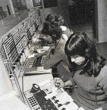 Operators at St Albans telephone exchange 1967