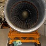 Rolls Royce RB211 jet engine at RAF Museum Cosford
