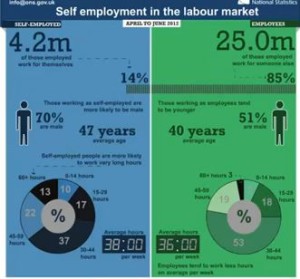 Self-employment in the labour market 2012
