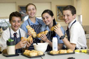 Solihull School students - Homemade Bread Day
