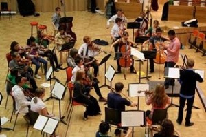 The Bournville String Orchestra, in rehearsal September 2012