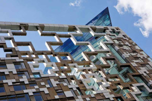 The Cube building, Birmingham, West Midlands, England, UK