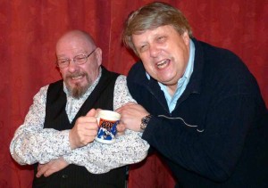 Steve Appleyard and Brian Asbury in Lichfield Players’ production of Wedding of the Year. For further