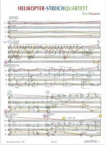 What Stockhausen's Helicopter Score looks like