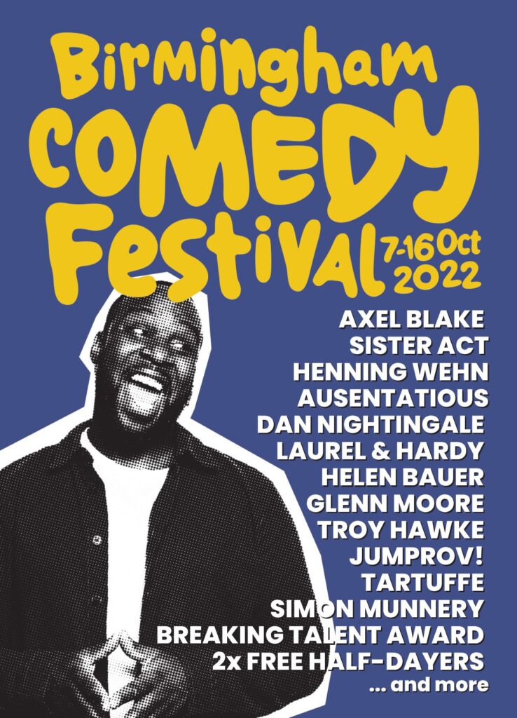 Birmingham Comedy Festival 2022 line-up announced | The Birmingham Press