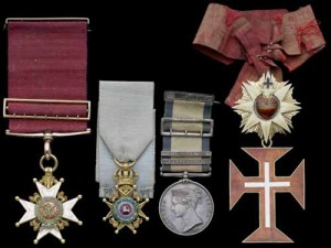 medals4The impressive set of medals awarded to Nelson’s personal surgeon,  George Magrath
